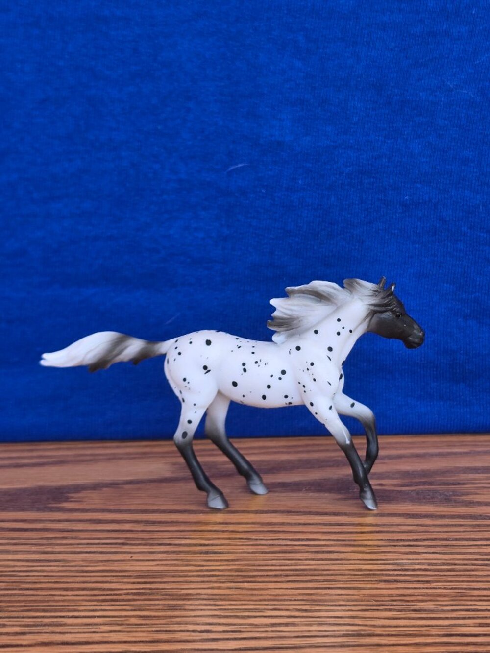 Breyer Stablemate Black Leopard Appaloosa Running Mare (Esperanza) - TSC INV411